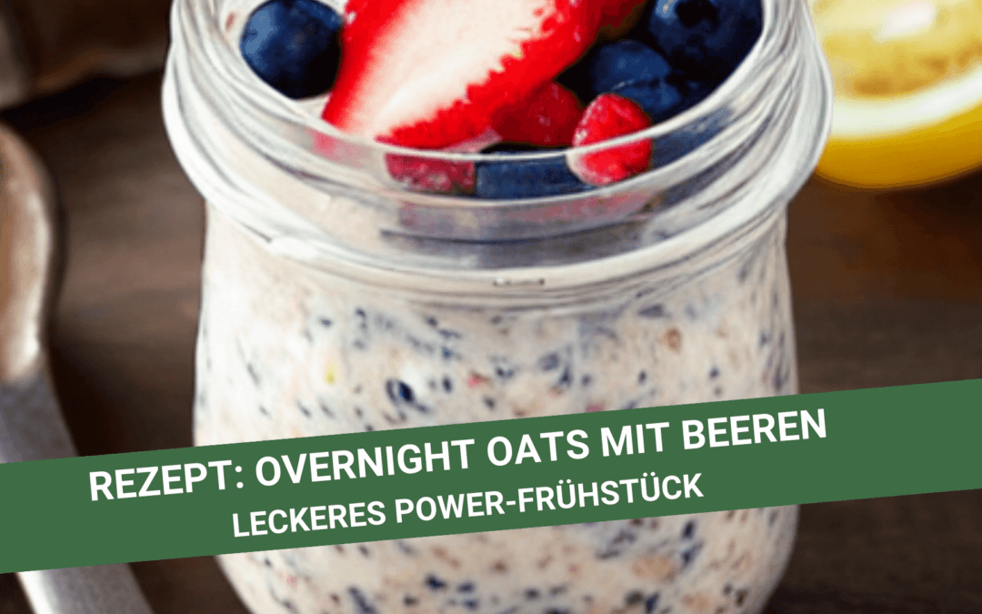 Overnight Oats mit Joghurt und Früchten